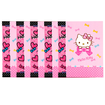 

Guang Guang GuangBo 16K64 Zhang Notebook Diary of the plastic sleeve Hello Kitty pattern random KT81017