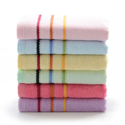 

Bamboo Bamboo Fiber Towel Soft Suction Bamboo Charcoal Washing Face Scarf Fancy Color Mixed Pie