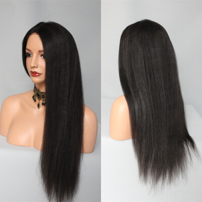 

Light Yaki Straight Unprocessed Lace Front Wigs Glueless Full Lace Human Hair Wigs for Black Women Brazilian Front Lace Wigs