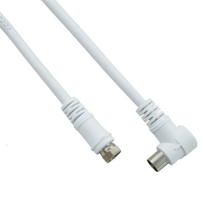 

Seebest BD805-15 cable TV RF high-definition interface cable set-top box TV TV connection British F head 5 meters white