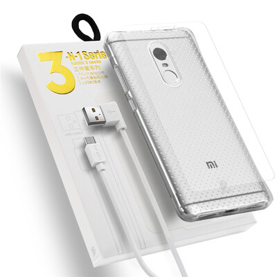 

Высокое качество ТПУ чехол для Meizu Pro 6 Мягкий Anti-shock Super Clear TPU Case + Закаленная пленка + USB Зарядный кабель