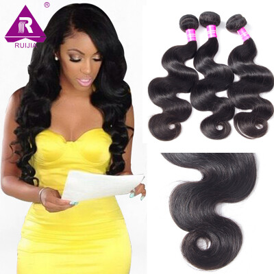 

8A Peruvian Virgin Hair Body Wave 3 Bundles Peruvian Body Wave Virgin Hair Bundle Deals Remy Human Hair Weave 8"-28" Peruvian Hair