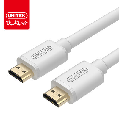 

(UNITEK) hdmi line версия 2.0 3D цифровая линия высокой четкости 2K * 4K 1,5 м компьютер телевизор кабель компьютер приставка коробка проектор кабель данных белый Y-C137KWH