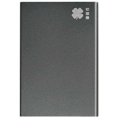 

Flower set of metal card package creative business gifts anti - magnetic anti - theft automatic ejection elegant gray