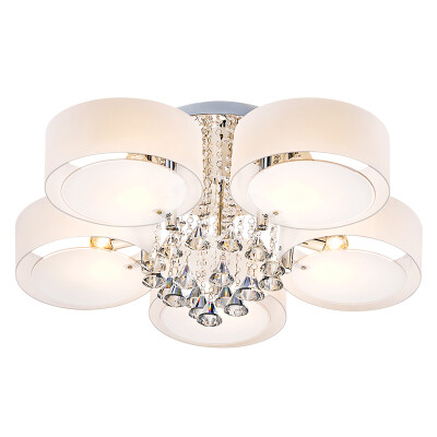 

Jingdong supermarket] Jin magic LED ceiling lamp clouds crystal lamp diameter 75CM 5 head section E27 no light bulb