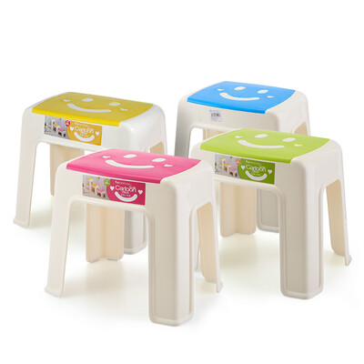 

Shiming plastic stool rectangular Chinese plastic stool home stool SM-2056 mixed color