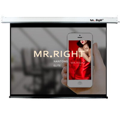 

Nangtong Elite (Mr.Right) 84 дюймов 4: 3 электрический экран управления экраном дистанционного проекционный экран проекционный экран проектор (для проектора -SVGA: Разрешение 800 * 600; XGA: 1024 * 768)