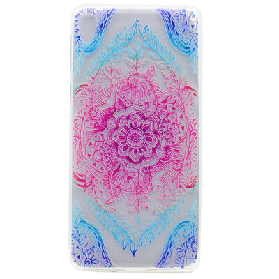 

Magic flower Pattern Soft Thin TPU Rubber Silicone Gel Case Cover for Sony Xperia X