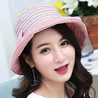 

Jingdong Supermarket Meng Si Ke MSEK WMZ170760 hat female Korean version of the curling sun hat outdoors outdoor hat fisherman cap skin powder