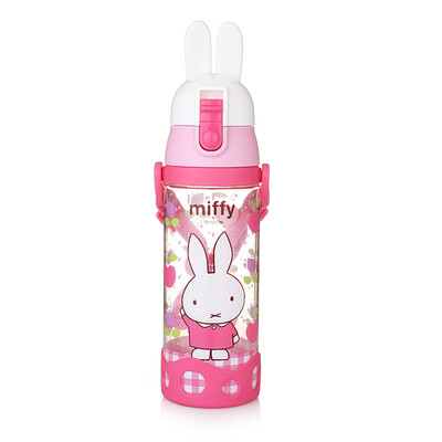 

Jingdong [супермаркет] Miffy детские бутылки с водой пластиковые чашки (600мл) ключ, чтобы открыть прямые чашки питьевой детей чайника лямки портативных студентов MF-4260 синий