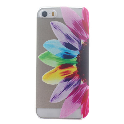 

Colorful flowers Pattern Soft Thin TPU Rubber Silicone Gel Case Cover for IPHONE 5/5S/5SE