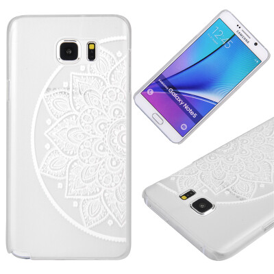 

Flower of semicircle Pattern Soft Thin TPU Rubber Silicone Gel Case Cover for SAMSUNG Galaxy note 5