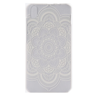 

Hexagonal flower Pattern Soft Thin TPU Rubber Silicone Gel Case Cover for Lenovo S850