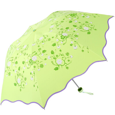 

Paradise umbrella water is now spent three times ultra-thin sun umbrella sunny umbrella 33257E tender green