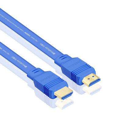 

Kaiboer KBE-HD-11005 F Series Flat Cable 5m 20 HDMI Cable Support 4K 2K resolution 3D function for home improvement wiring