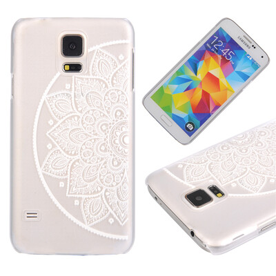 

Flower of semicircle Pattern Soft Thin TPU Rubber Silicone Gel Case Cover for SAMSUNG Galaxy S5