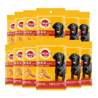 

Po Road Pet Snack Dog Snacks Adult Calcium Calorie milky taste 75g single pack