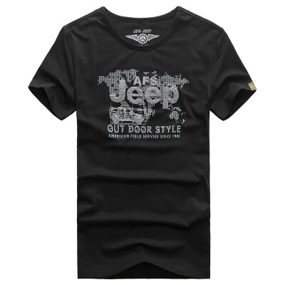 

Battlefield Jeep T-Shirt Short Sleeve T-Shirt Men's Outdoor Quick-Action Sports Round Collar T-Shirt 17009Z6257 Flower Gray