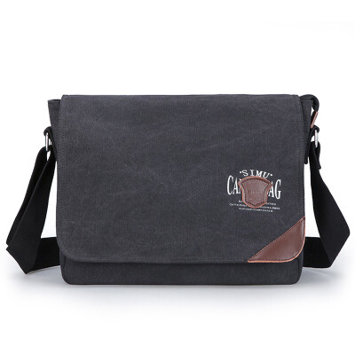 

Simo SIMU 1604 canvas bag shoulder bag Messenger bag leisure sports bag can put ipad khaki