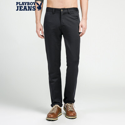 

Playboy PLAYBOYJEANS корейских мужчин темно-синий случайные брюки PB5114214 31