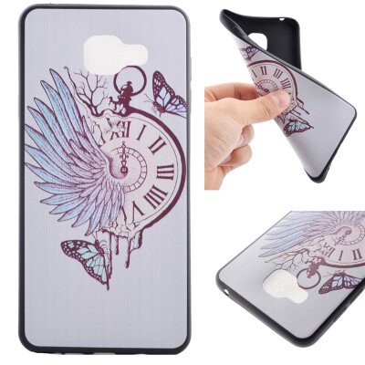 

Pocket watch Pattern Soft Thin TPU Rubber Silicone Gel Case Cover for Samsung Galaxy A7 2016A710