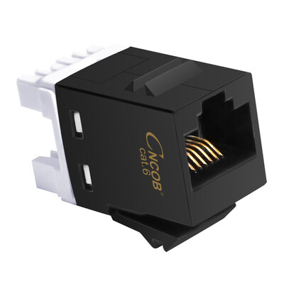 

[Jingdong distribution] CNCOB CN-2002 позолоченный шести неэкранированный сетевой модуль Gigabit Ethernet кабельная розетка Категория 6 Модуль RJ45 Модуль CAT6