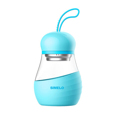 

【Jingdong Supermarket】 SIMELO Cup Seoul style Meng Li pear pear glass 350ML (green