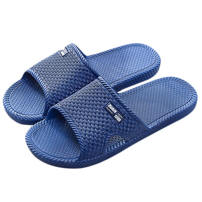 

[Jingdong supermarket] love home bathroom floor drag couple home slippers men blue 43 yards LJ82011