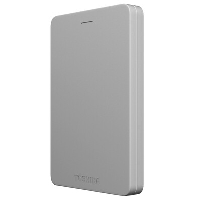 

TOSHIBA 1TB 25-inch USB30 Mobile Hard Drive Alumy Series Silver