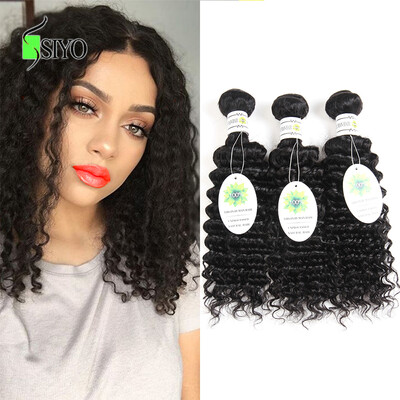 

Peruvian Deep Curly Virgin Hair 100% Human Hair Bundles 7A Cheap Peruvian Virgin Hair Deep Wave 3 Bundles Peruvian Deep wave