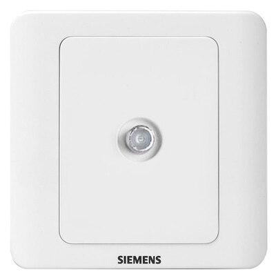 

Siemens (SIEMENS) 5TG01261CC1 коммутационная розетка перспективная широкополосная ТВ розетка (элегантный белый)
