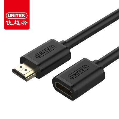 

Улучшенный человек (UNITEK) Кабель HDMI версии 2.0 3D цифровой HD линия 2K * 4K1.5 м ноутбук видео кабель TV кабель дисплея проектор черный Y-C137Q