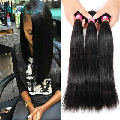 

3 Bundles Mink Brazilian Virgin Hair Straight Brazilian Hair Weave Bundles 7A Grade Virgin Brazilian Straight Human Hair Weave
