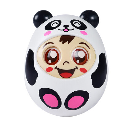 

Ho Yuan nodded tumbler doll blinks bells cartoon puzzle toys children early education tumbling ornaments - stay Meng panda