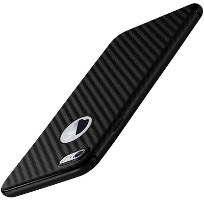 

BIAZE Apple 6 / 6S Корпус для телефона iPhone6 ​​/ 6S Корпус «все-в-одном» с силиконовой защитой от стирания мягкой оболочки Carbon Cushion JK85-Black