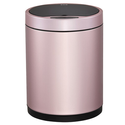 

EKO rechargeable induction trash cans household stainless steel intelligent electric trash cans 9285RG rose gold 9L