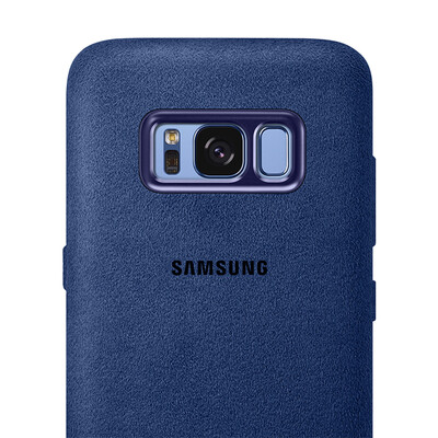 

Samsung (SAMSUNG) S8 + оригинальный телефон оболочка / Alcantara защитной оболочка / защитный рукав оболочка синей замша