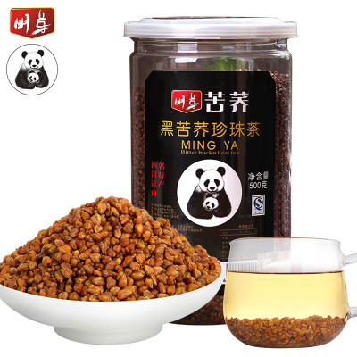 

Bud black buckwheat tea pearl tea buckwheat tea Sichuan specialty flowers tea buckwheat tea canned 500g