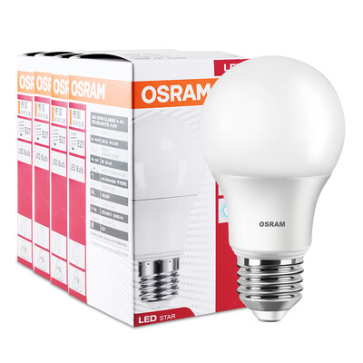 

[Jingdong supermarket] OSRAM (OSRAM) LED bulb ball bubble 4.5W E27 big mouth sun color white four only installed