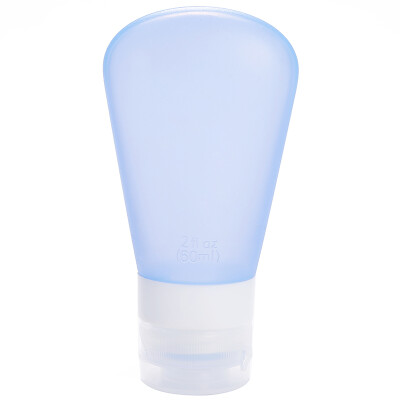 

40,000 km Cosmetics Silicone Bottles Bottles Wash Shampoo Shower Gel Portable Vials SW2101 White 60ml