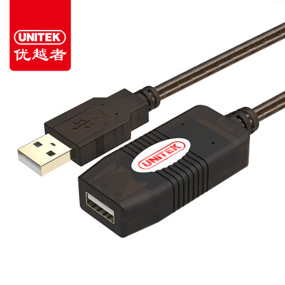 

Advantages UNITEK usb20 signal amplification extension cable 3 meters wireless card USB extender USB data cable cable converter brown Y-250A