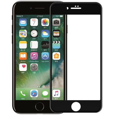 

[Полноэкранный] -3D три средства Yomo iphone7 / 6s / 6 плюс Apple, 7plus стальной мембраны пленка, нанесенная полноэкранное полный охват мобильного телефона 7 плюс [Black]