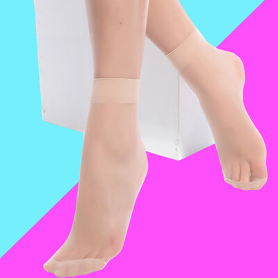 

【Jingdong Supermarket】 Palan Duo short socks anti-hook wire wear-resistant transparent women thin crystal silk socks anti-hook wire invisible female socks 20 pairs of skin color * 20