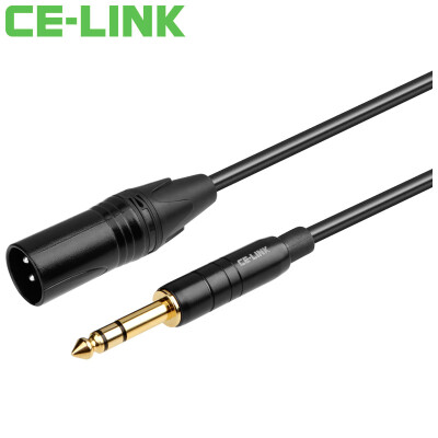 

CE-LINK 2797 3-core XLR male extension cable 1.5 m 3-core card jack cable microphone microphone audio line XLR line