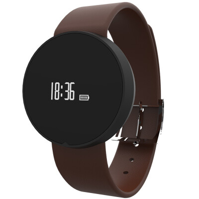 

Ai Wei iwown series smart sports bracelet caller ID SMS reminder intelligent step management health brown coffee