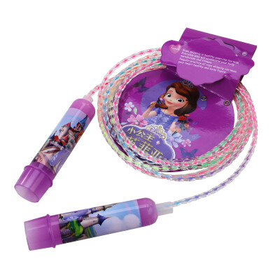 

Disney Disney jump rope plastic handle rainbow Sophia jump rope DBA10689-Q