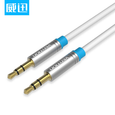 

Wei Guan VENTION AUX car audio cable 35mm male to public cable phone audio cable headset computer line 1 meter white P360AC-W100