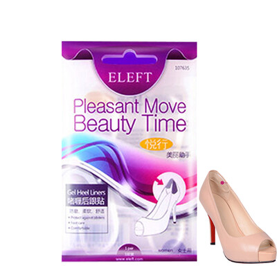 

ELEFT gel followed by wearing anti-wear footsteps not heel shoes with transparent half-size pad a pair