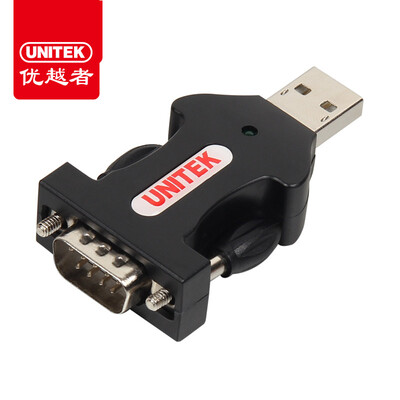

(UNITEK) usb для последовательного порта DB9 pin com рот рот usb to rs232 конвертер с USB-удлинителем кассовый аппарат для печати этикеток конвертер Y-109
