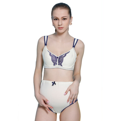 

Piece Mummy Breast Breast Underwear Set Pregnant Women Underwear Pregnant Women Underwear B7073 Beige 80C